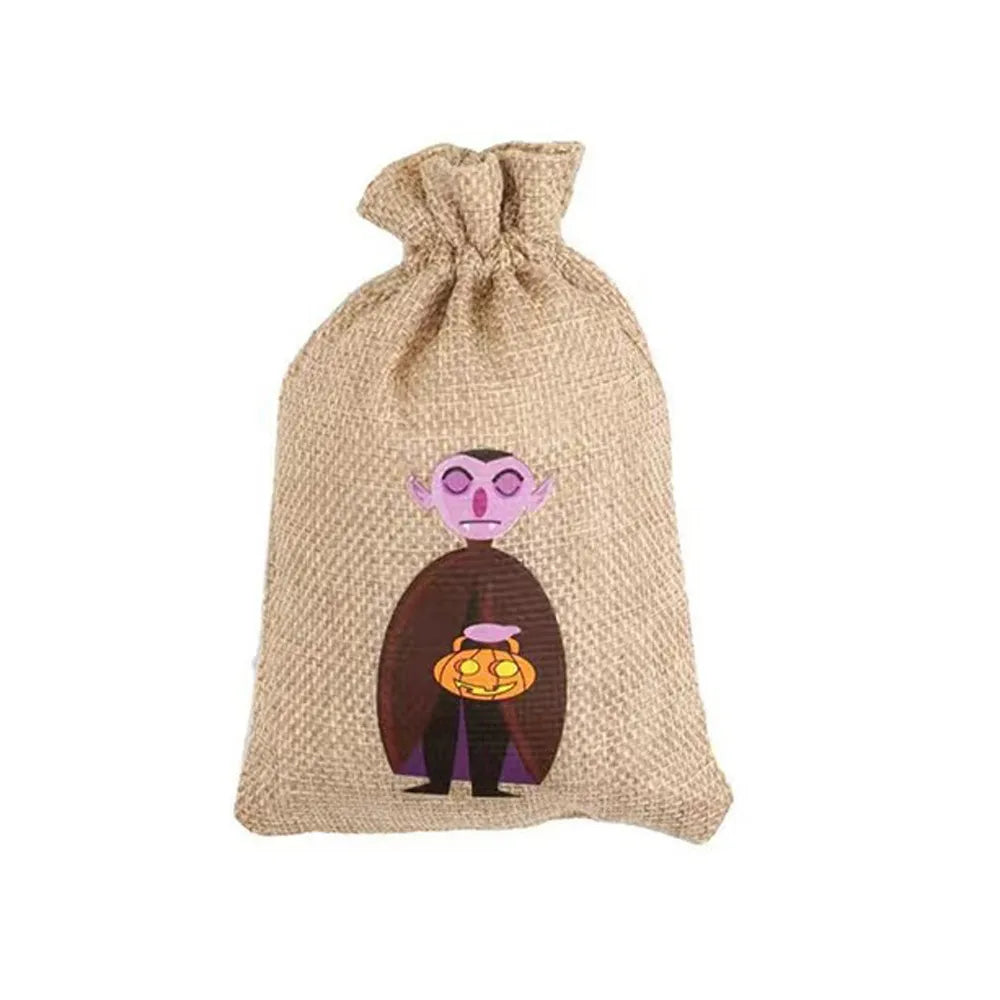 Halloween Casual Pumpkin Cartoon Linen Party Festival Gift Bags