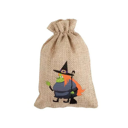 Halloween Casual Pumpkin Cartoon Linen Party Festival Gift Bags