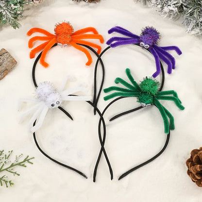 Halloween Cute Spider Metal Party Festival Card Headband