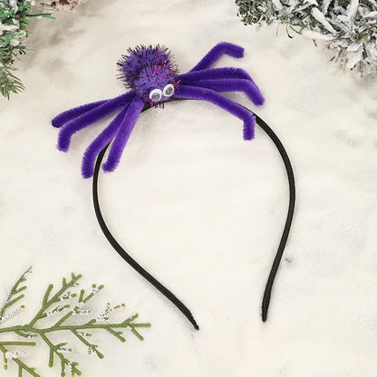 Halloween Cute Spider Metal Party Festival Card Headband