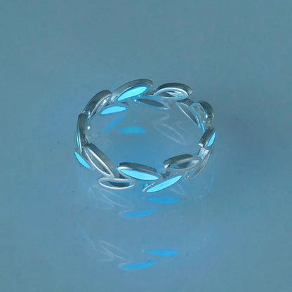 Halloween Dark Blue Luminous Star Zircon Ring Wholesale Nihaojewelry