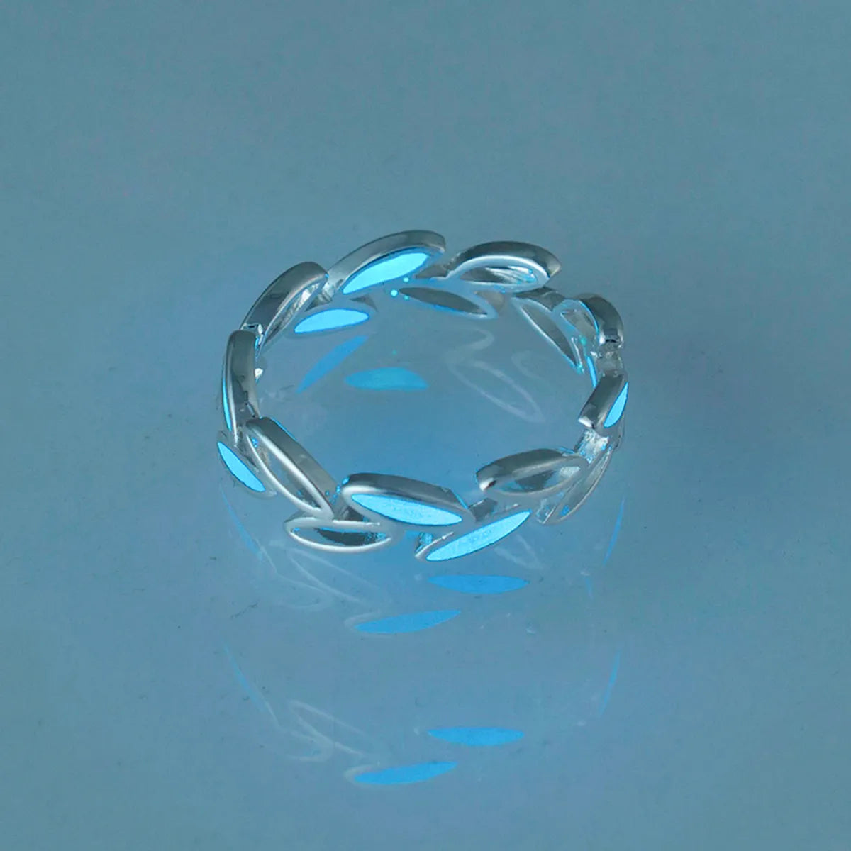 Halloween Dark Blue Luminous Star Zircon Ring Wholesale Nihaojewelry