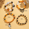 Halloween Ghost Bat Women's Fashion Rice Bead Handmade Bracelet