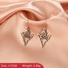 Retro Spider Plating Alloy Artificial Gemstones Earrings