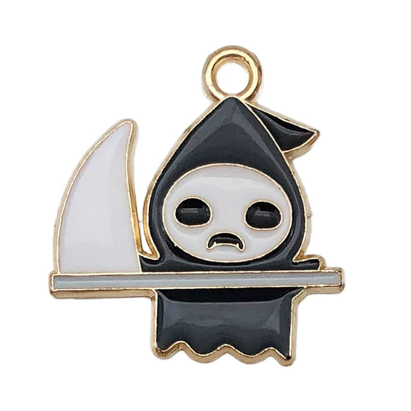 Halloween Jewelry Accessories Zinc Alloy Pumpkin Ghost Pendant Dripping Oil Style