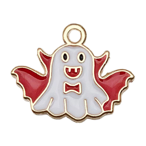 Halloween Jewelry Accessories Zinc Alloy Pumpkin Ghost Pendant Dripping Oil Style