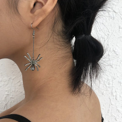 Halloween Long Spider Earrings Wholesale Gooddiy