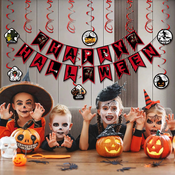 Halloween Party Balloon Aluminum Film And Foil Round Ornament Balloon