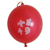 Halloween Party Balloon Latex Round Pat Ball With Rubber Band And Bat Decoration