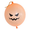 Halloween Party Balloon Latex Round Pat Ball With Rubber Band And Bat Decoration