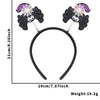 Halloween Plastic Felt Headband Accessories With Ghost Skull Cartoon Decorations