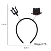 Halloween Plastic Felt Headband Accessories With Ghost Skull Cartoon Decorations