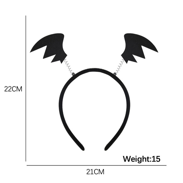 Halloween Plastic Felt Headband Accessories With Ghost Skull Cartoon Decorations