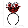 Halloween Plastic Felt Headband Accessories With Ghost Skull Cartoon Decorations