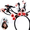 Halloween Plastic Felt Headband Accessories With Ghost Skull Cartoon Decorations