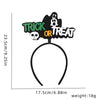 Halloween Plastic Felt Headband Accessories With Ghost Skull Cartoon Decorations