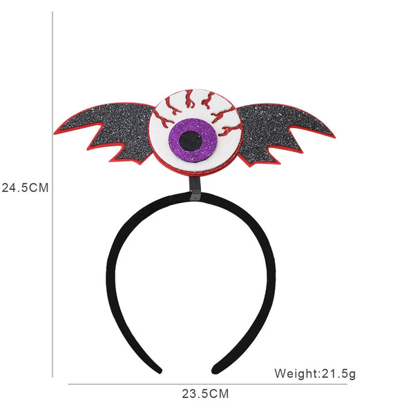 Halloween Plastic Felt Headband Accessories With Ghost Skull Cartoon Decorations