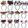 Halloween Plastic Felt Headband Accessories With Ghost Skull Cartoon Decorations