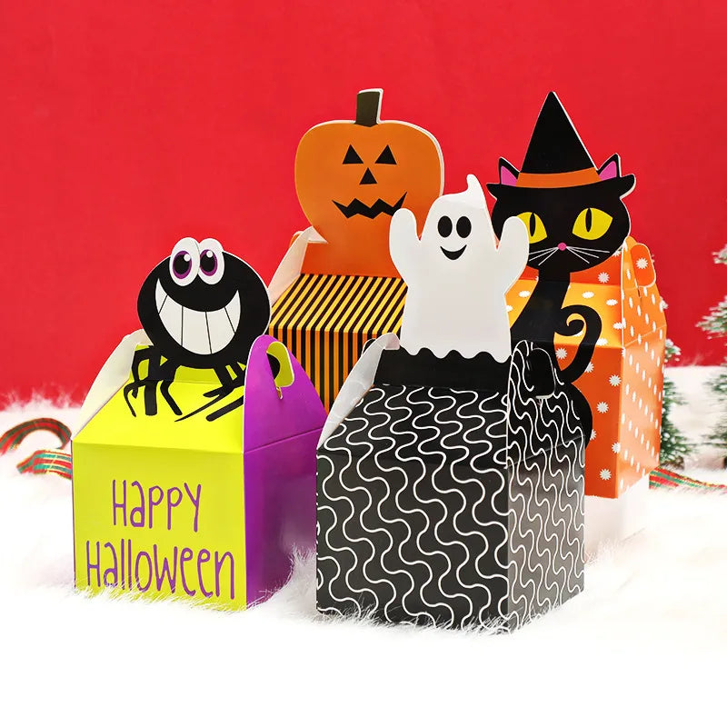 Halloween Pumpkin Cat Paper Party Gift Wrapping Supplies