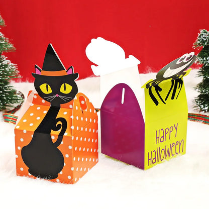 Halloween Pumpkin Cat Paper Party Gift Wrapping Supplies