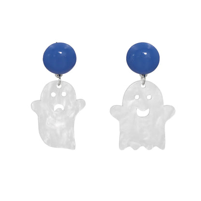 Halloween Pumpkin Ghost Acrylic Resin Earrings Wholesale Gooddiy