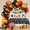 Halloween Pumpkin Ghost Latex Round Aluminum Film Balloon Package For Decoration