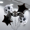 Halloween Spider Aluminum Film Balloon 5Piece Set Round Shape Party Decoration