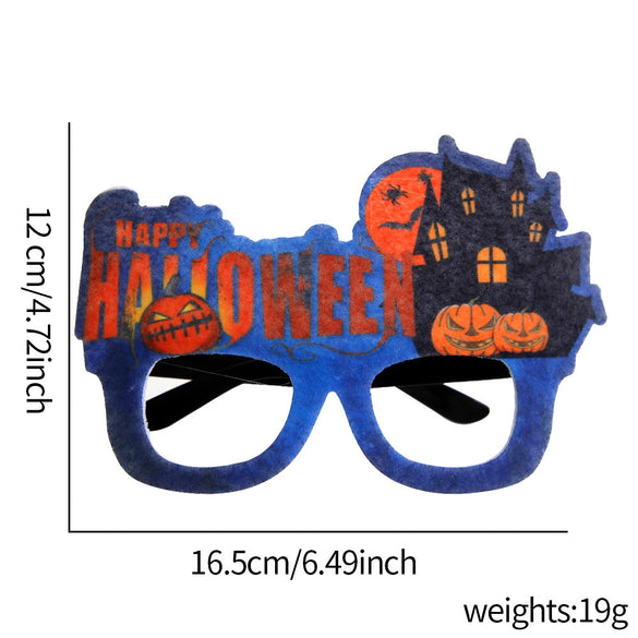 Halloween Spider Pumpkin Cartoon Glasses Frame Made Of Plastic With Semi Manual Semi Mechanical Craft For Children And Adults