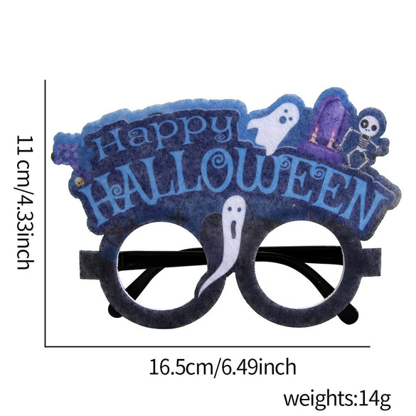 Halloween Spider Pumpkin Cartoon Glasses Frame Made Of Plastic With Semi Manual Semi Mechanical Craft For Children And Adults
