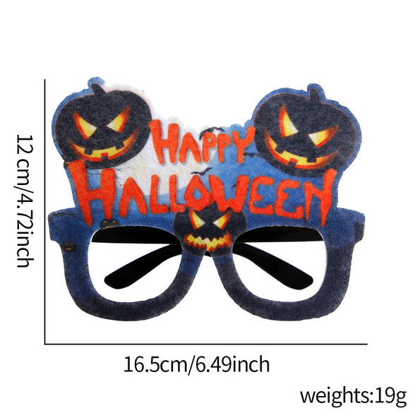 Halloween Spider Pumpkin Cartoon Glasses Frame Made Of Plastic With Semi Manual Semi Mechanical Craft For Children And Adults