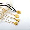 Halloween Spider Web Pendant Necklace Electroplated Stainless Steel Geometric Jewelry With Cross Chain For Women And Men