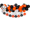 Halloween Theme Party Decoration Latex Balloon Chain Set With Ghost Festival Theme