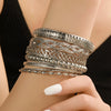 Hand Accessories Multilayered Bracelet Set Alloy Geometric Electroplating