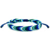 Hand Knitted Thread Rope Braided Bracelet Natural Colorful Geometric Woven Jewelry For Unisex