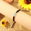 Hand Woven Geometric Alloy Compass Bracelet Unisex Friendship Couple Bracelet Graduation Gift Card Bracelet