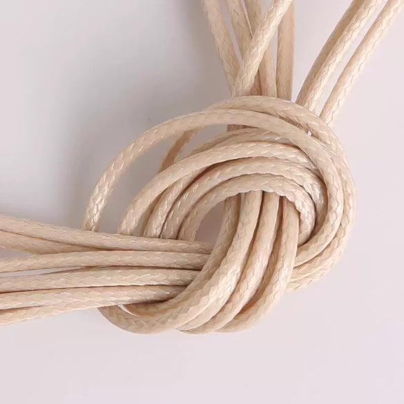Hand Woven Wax Rope Leather Rope Necklace Bracelet