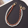 Handheld Chain Jewelry Accessories Metal Leather Double Chain Hand Knitted