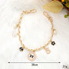 Handheld Chain Jewelry Accessories Metal Leather Double Chain Hand Knitted