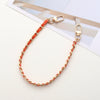 Handheld Chain Jewelry Accessories Metal Leather Double Chain Hand Knitted
