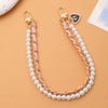 Handheld Chain Jewelry Accessories Metal Leather Double Chain Hand Knitted