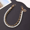 Handheld Chain Jewelry Accessories Metal Leather Double Chain Hand Knitted