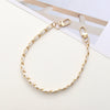 Handheld Chain Jewelry Accessories Metal Leather Double Chain Hand Knitted