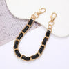 Handheld Chain Jewelry Accessories Metal Leather Double Chain Hand Knitted