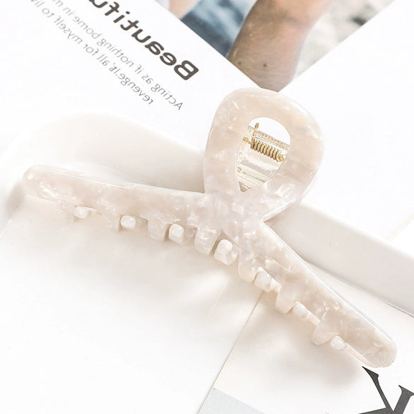 Handmade Acetate Acrylic Crossshaped Hair Claw Clip For Women Stylish Hair Accessory