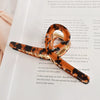Handmade Acetate Acrylic Crossshaped Hair Claw Clip For Women Stylish Hair Accessory