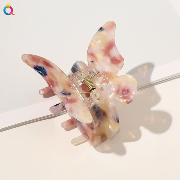 Handmade Acetate Geometric Duckbill Hair Clip For Women Elegant Minimalist Hair Accessory