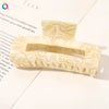 Handmade Acetate Tortoiseshell Pattern Duckbill Hair Clip For Women Minimalist Retro Elegant Large Hair Accessory