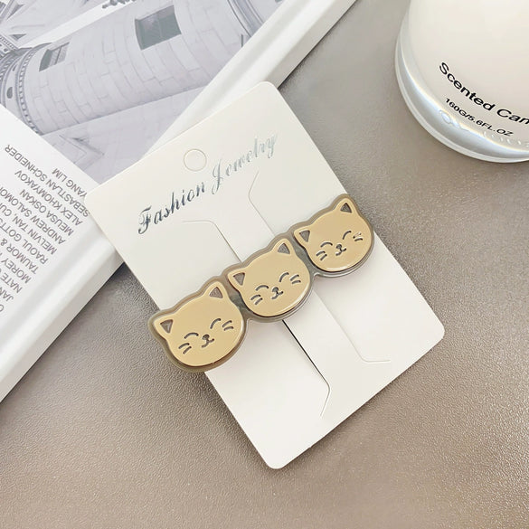 Handmade Acetic Acid Animal Duckbill Hair Clip French Retro Style