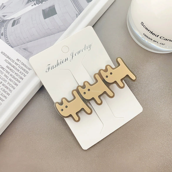 Handmade Acetic Acid Animal Duckbill Hair Clip French Retro Style