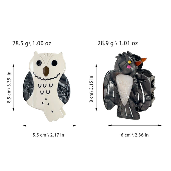 Handmade Acetic Acid Animal Owl Hair Clip Cute Hair Accessories